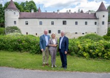 (v.l.) LH-Stellvertreter Stephan Pernkopf, Bundesministerin Klaudia Tanner und Landesrat Anton Kasser.