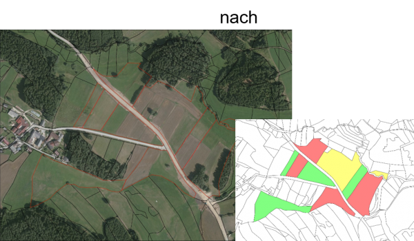 Grundstück nach Flurbereinigung